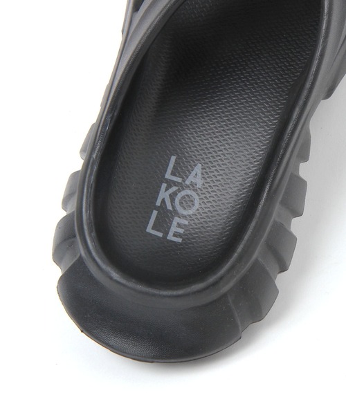 LAKOLE（ラコレ）の「EVAボリュームトングサンダル / 638642（サンダル・メンズ・ブラック・MEDIUM/LARGE）」の10枚目の写真