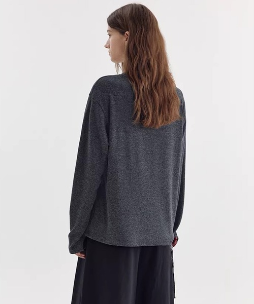 Fano Studios(ファノ ストゥディオズ)の「立体刺繍 アニマルモチーフ ロングスリーブTシャツ FX26S145【Fano Studios】【2026SS】(Tシャツ/カットソー・レディース・ダークグレー/グレー・FREE)」の14枚目の写真