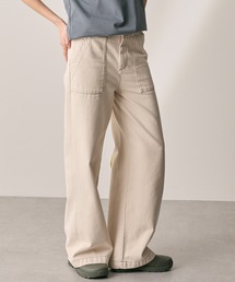 AIGLE | ライトツイル セーラーパンツ ワイドストレートパンツ(その他パンツ)