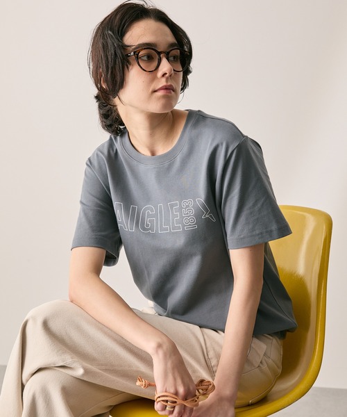 AIGLE(エーグル)の「ライトツイル セーラーパンツ ワイドストレートパンツ(その他パンツ・レディース・ホワイト・40/36/38/35)」の7枚目の写真