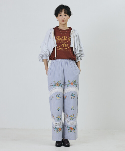 Freada(フリーダ)の「Freada/フリーダ ヴィンテージライク Used Essence PRINT TEE(Tシャツ/カットソー・レディース・オフホワイト/ブラック/ホワイト/ワインレッド・ONE SIZE)」の21枚目の写真