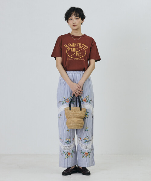 Freada(フリーダ)の「Freada/フリーダ ヴィンテージライク Used Essence PRINT TEE(Tシャツ/カットソー・レディース・オフホワイト/ブラック/ホワイト/ワインレッド・ONE SIZE)」の19枚目の写真
