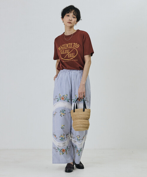Freada(フリーダ)の「Freada/フリーダ ヴィンテージライク Used Essence PRINT TEE(Tシャツ/カットソー・レディース・オフホワイト/ブラック/ホワイト/ワインレッド・ONE SIZE)」の18枚目の写真
