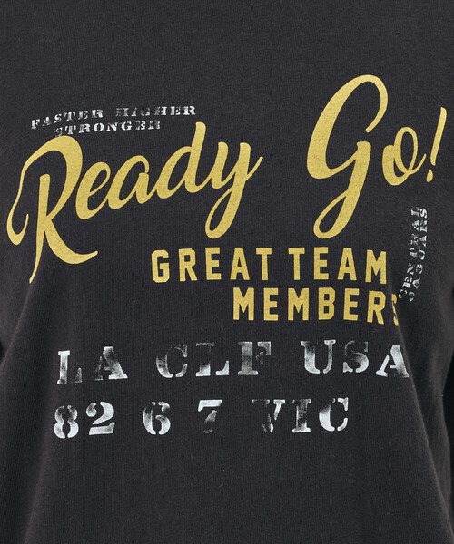 Freada(フリーダ)の「Freada/フリーダ ヴィンテージライク Used Essence PRINT TEE(Tシャツ/カットソー・レディース・オフホワイト/ブラック/ホワイト/ワインレッド・ONE SIZE)」の12枚目の写真