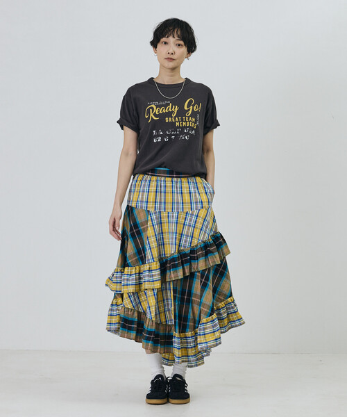 Freada(フリーダ)の「Freada/フリーダ ヴィンテージライク Used Essence PRINT TEE(Tシャツ/カットソー・レディース・オフホワイト/ブラック/ホワイト/ワインレッド・ONE SIZE)」の11枚目の写真