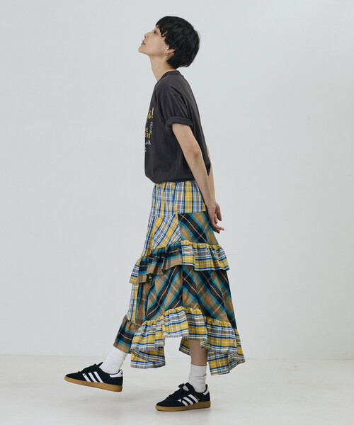 Freada(フリーダ)の「Freada/フリーダ ヴィンテージライク Used Essence PRINT TEE(Tシャツ/カットソー・レディース・オフホワイト/ブラック/ホワイト/ワインレッド・ONE SIZE)」の9枚目の写真