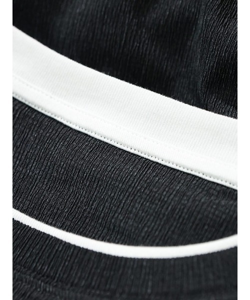 B&T CLUB(ビーティークラブ)の「Tシャツ 半袖 メンズ 大きいサイズ 楊柳 フェイクレイヤード カットソー B&T CLUB (ビーアンドティークラブ)(Tシャツ/カットソー・メンズ・ブラック/ベージュ・X1(3L~4L)/X3(6L~7L)/X2(4L~5L))」の21枚目の写真