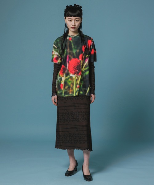 NON TOKYO（ノントーキョー）の「DIRECT PRINT T-SHIRT（Tシャツ/カットソー・レディース・レッド系/グリーン系・1/2/3）」の3枚目の写真