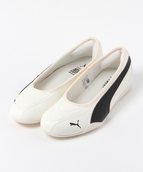 花粉症さま　Puma バレエ　フラットシューズ ホワイト PUMA｜プーマのバレエシューズ（ワンポイント）通販 - ZOZOTOWN