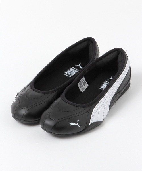 Heather（ヘザー）の「【PUMA/プーマ】キャッチソレイユバレリーナ　588639（バレエシューズ・レディース・アイボリー/ピンク系その他/ブラック・M/L）」の2枚目の写真