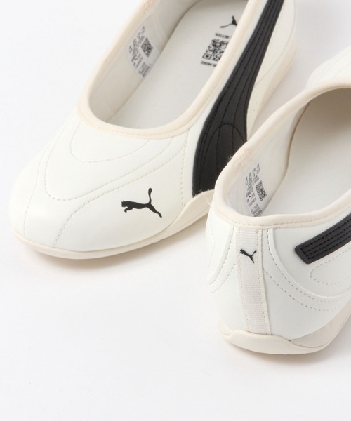 Heather（ヘザー）の「【PUMA/プーマ】キャッチソレイユバレリーナ　588639（バレエシューズ・レディース・アイボリー/ピンク系その他/ブラック・M/L）」の12枚目の写真