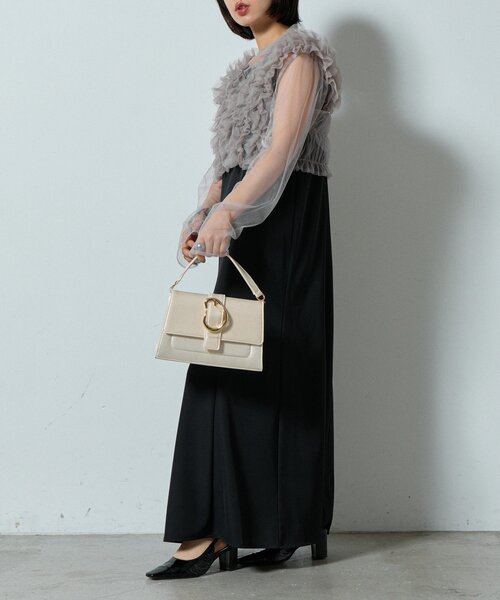 goocy（グーシー）の「【オケージョン】モチーフバッグ（トートバッグ・レディース・ブラック/ベージュ・FREE）」の13枚目の写真