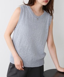 Bab | ニュアンス編みサマーニットベスト(ベスト)
