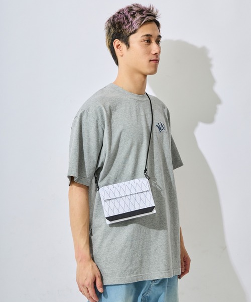 ムラサキスポーツ（ムラサキスポーツ）の「DEAR LAUREL/ディアローレル ショルダーバック サコッシュ DLA6S05013（ショルダーバッグ・メンズ・ホワイト/ブラック/イエロー・ONE）」の8枚目の写真