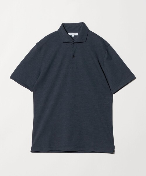 A DAY IN THE LIFE UNITED ARROWS（アデイインザライフユナイテッドアローズ）の「メランジ カノコ ワイドカラー ポロシャツ-吸水速乾-＜A DAY IN THE LIFE＞（Tシャツ/カットソー・メンズ・ライトブルー/ネイビー/モカ/ホワイト/ダークグレー・L/M/XL/S）」の21枚目の写真