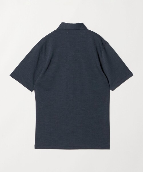 A DAY IN THE LIFE UNITED ARROWS（アデイインザライフユナイテッドアローズ）の「メランジ カノコ ワイドカラー ポロシャツ-吸水速乾-＜A DAY IN THE LIFE＞（Tシャツ/カットソー・メンズ・ライトブルー/ネイビー/モカ/ホワイト/ダークグレー・L/M/XL/S）」の22枚目の写真