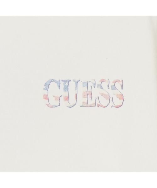 Guess(ゲス)の「MENS Tee 半袖Tシャツ ロゴTシャツ バックプリント(Tシャツ/カットソー・メンズ・ネイビー/アイボリー・X-LARGE/LARGE/MEDIUM)」の8枚目の写真