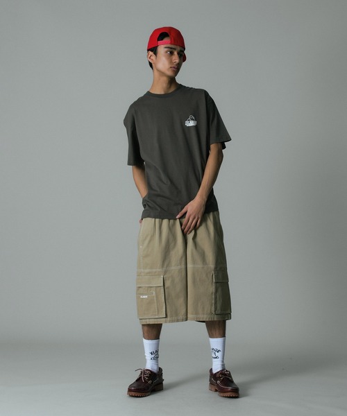 XLARGE（エクストララージ）の「BACKSIDE OG S/S TEE（Tシャツ/カットソー・メンズ・ブラック/ブラウン/ネイビー・XXL/XL/L/M/S）」の5枚目の写真