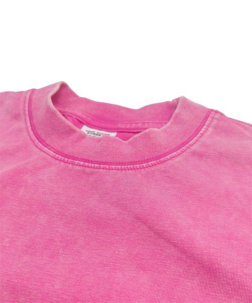 lulufa(ルルファ)の「短丈フェードTシャツ クロップド 半袖T(Tシャツ/カットソー・レディース・ピンク/ブラック/ライトブルー/ライトピンク・MEDIUM/LARGE)」の7枚目の写真