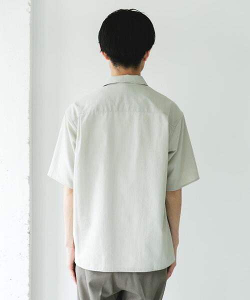 URBAN RESEARCH DOORS（アーバンリサーチドアーズ）の「『イージーケア/速乾/UVカット』クイックドライショートスリーブシャツカバーオール（カバーオール・メンズ・グリーン/ホワイト系その他/ネイビー/イエロー・LARGE/MEDIUM/X-LARGE）」の14枚目の写真