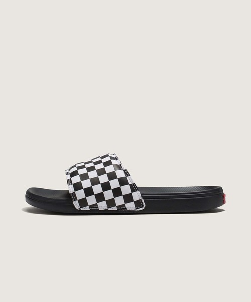 VANS(バンズ)の「ラコスタ スライドオン サンダル / MN La Costa Slide-On (checkerb VN0A5HF527I1(サンダル・メンズ・ブラック×ホワイト・11/10/9/8/7/6/4/5)」の1枚目の写真