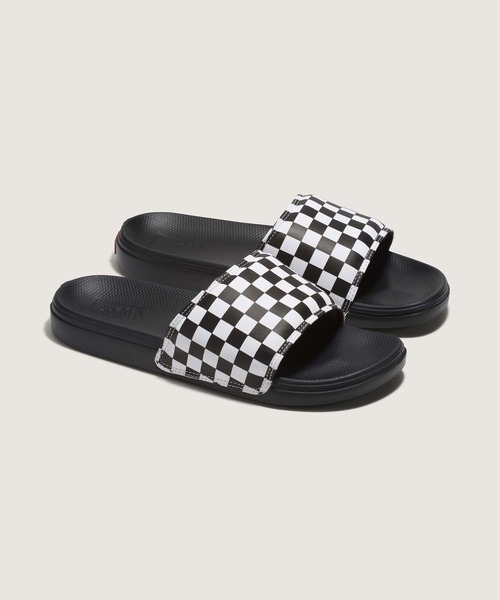 VANS(バンズ)の「ラコスタ スライドオン サンダル / MN La Costa Slide-On (checkerb VN0A5HF527I1(サンダル・メンズ・ブラック×ホワイト・11/10/9/8/7/6/4/5)」の2枚目の写真