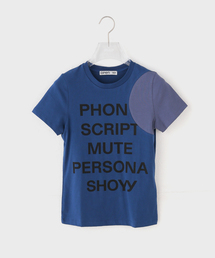 【Geek Office / ギークオフィス】OPEN YY / Knitted YY DOT TYPO TEE