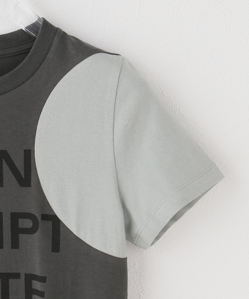 OPEN Yy(オープンワイワイ)の「【Geek Office / ギークオフィス】OPEN YY / Knitted YY DOT TYPO TEE(Tシャツ/カットソー・レディース・チャコールグレー/ホワイト/ブルー・SMALL)」の12枚目の写真