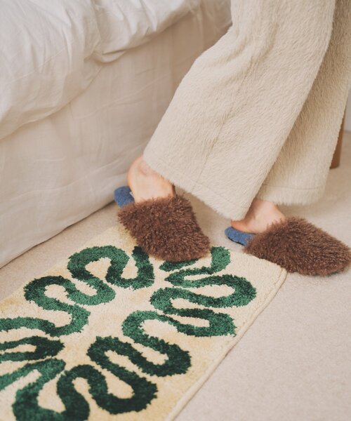 SAHIR(サヒール)の「【SAHIR サヒール】Floor mat フロアマット(ラグ/マット・レディース・ブルー/アイボリー・0)」の5枚目の写真