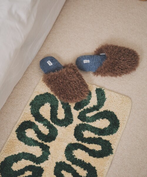SAHIR(サヒール)の「【SAHIR サヒール】Floor mat フロアマット(ラグ/マット・レディース・ブルー/アイボリー・0)」の6枚目の写真