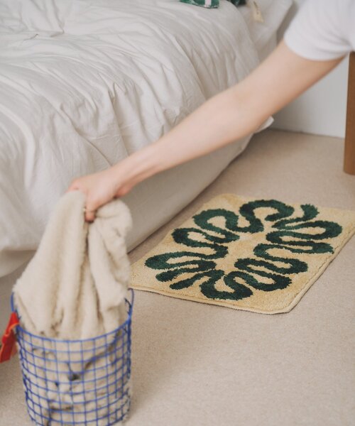 SAHIR(サヒール)の「【SAHIR サヒール】Floor mat フロアマット(ラグ/マット・レディース・ブルー/アイボリー・0)」の8枚目の写真
