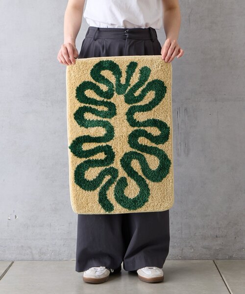 SAHIR(サヒール)の「【SAHIR サヒール】Floor mat フロアマット(ラグ/マット・レディース・ブルー/アイボリー・0)」の15枚目の写真