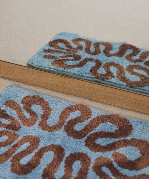 SAHIR(サヒール)の「【SAHIR サヒール】Floor mat フロアマット(ラグ/マット・レディース・ブルー/アイボリー・0)」の22枚目の写真