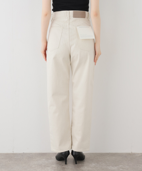 KURO(クロ)の「KURO OPTIMA OFF WHITE ONE WASH 964029:デニムパンツ(デニムパンツ・レディース・アイボリー・25/27)」の7枚目の写真
