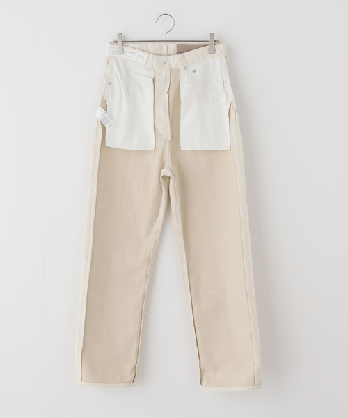 KURO(クロ)の「KURO OPTIMA OFF WHITE ONE WASH 964029:デニムパンツ(デニムパンツ・レディース・アイボリー・25/27)」の12枚目の写真