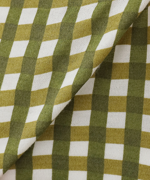 EDIT. FOR LULU(エディットフォールル)の「【babaco/ババコ】Gingham Check High Neck Top(Tシャツ/カットソー・レディース・カーキ/ブラック・FREE)」の19枚目の写真