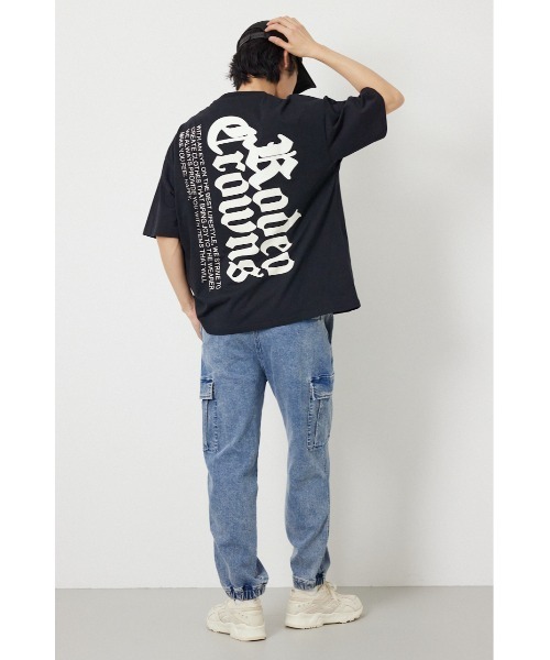 RODEO CROWNS WIDE BOWL(ロデオクラウンズワイドボウル)の「Blackletter Tシャツ(Tシャツ/カットソー・メンズ・ターコイズブルー系1/ブラック/ホワイト・LARGE/MEDIUM)」の19枚目の写真