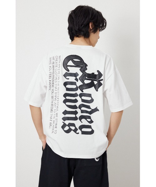 RODEO CROWNS WIDE BOWL(ロデオクラウンズワイドボウル)の「Blackletter Tシャツ(Tシャツ/カットソー・メンズ・ターコイズブルー系1/ブラック/ホワイト・LARGE/MEDIUM)」の10枚目の写真