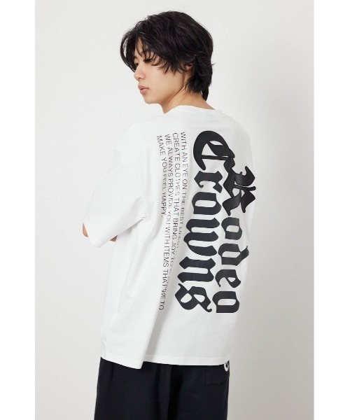 RODEO CROWNS WIDE BOWL(ロデオクラウンズワイドボウル)の「Blackletter Tシャツ(Tシャツ/カットソー・メンズ・ターコイズブルー系1/ブラック/ホワイト・LARGE/MEDIUM)」の11枚目の写真