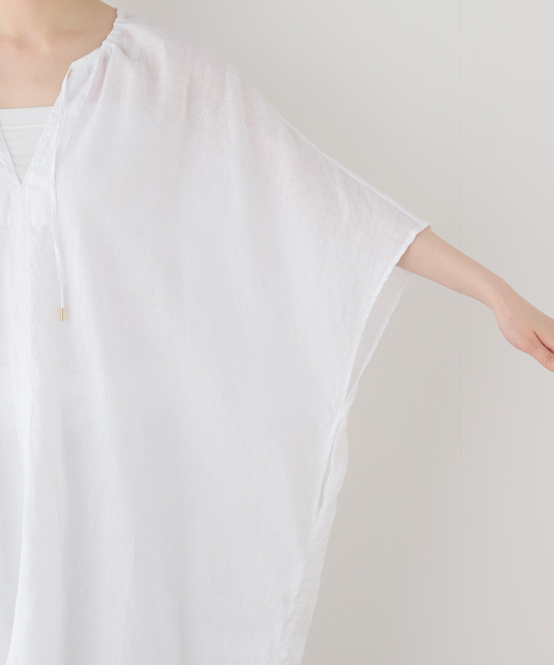 Deuxieme Classe(ドゥーズィエムクラス)の「LINEN WASH ワンピース(ワンピース・レディース・ホワイト・FREE)」の11枚目の写真