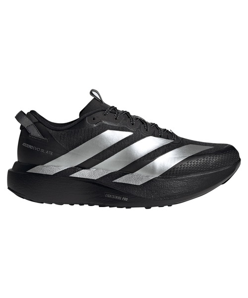 adidas(アディダス)の「adidas/アディダス ランニングシューズ ADIZERO EVO SL ATR M アディゼロ エヴォ KK2683(スニーカー・メンズ・ブラック×シルバー・27.5cm/27.0cm/26.5cm/26.0cm/25.5cm/29.0cm/28.5cm/28.0cm)」の12枚目の写真