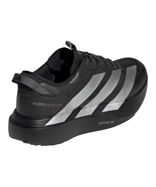 adidas(アディダス)の「adidas/アディダス ランニングシューズ ADIZERO EVO SL ATR M アディゼロ エヴォ KK2683(スニーカー・メンズ・ブラック×シルバー・27.5cm/27.0cm/26.5cm/26.0cm/25.5cm/29.0cm/28.5cm/28.0cm)」の9枚目の写真