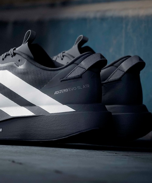 adidas(アディダス)の「adidas/アディダス ランニングシューズ ADIZERO EVO SL ATR M アディゼロ エヴォ KK2683(スニーカー・メンズ・ブラック×シルバー・27.5cm/27.0cm/26.5cm/26.0cm/25.5cm/29.0cm/28.5cm/28.0cm)」の14枚目の写真