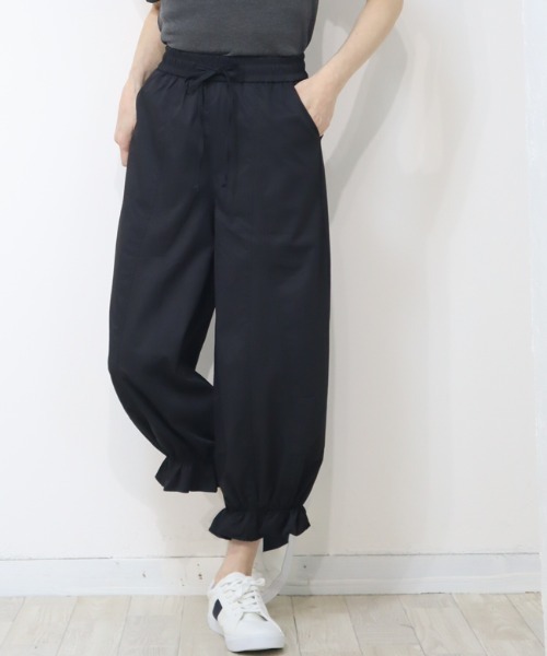 DISKEEN SURE(ディスキーンシュアー)の「360度可愛さ抜群!裾フリル バルーンパンツ ワイドパンツ(その他パンツ・レディース・ベージュ/ブラック/ホワイト・FREE)」の17枚目の写真
