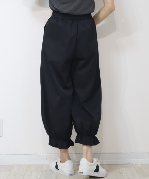 DISKEEN SURE(ディスキーンシュアー)の「360度可愛さ抜群!裾フリル バルーンパンツ ワイドパンツ(その他パンツ・レディース・ベージュ/ブラック/ホワイト・FREE)」の18枚目の写真