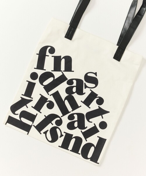 Firsthand(ファーストハンド)の「Firsthand/ファーストハンド ハンドル切り替え マルチデザイン プリント キャンバス トートバッグ(トートバッグ・メンズ・その他/その他2/その他1/ホワイト/その他6/ブラック・ONE SIZE)」の5枚目の写真