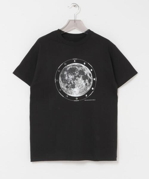 Cotton Expressions(コットンエクスプレッションズ)の「Cotton Expressions MOON PHASES T-SHIRTS(Tシャツ/カットソー・メンズ・ブラック・MEDIUM/LARGE/X-LARGE)」の1枚目の写真