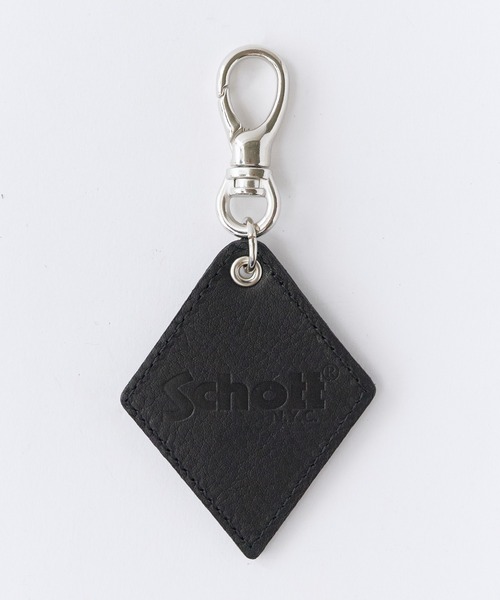schott(ショット)の「Schott/ショット SPURK STUDS KEY HOLDER スパーク スタッズ キーホルダー 花火 フラワーモチーフ レザー 本革 牛革 メンズ 2026年 夏 夏服(キーホルダー・メンズ・ブラック・FREE)」の4枚目の写真
