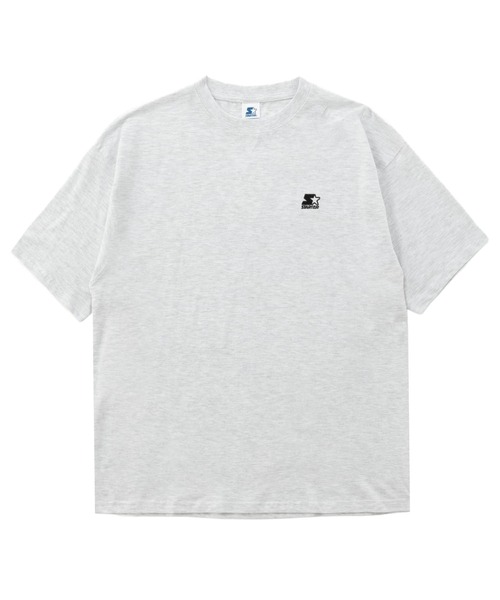 STARTER（スターター）の「STARTER スターター メンズTシャツ ワンポイントロゴ（Tシャツ/カットソー・メンズ・アッシュグレー/ホワイト/ブラック・M/L/XL）」の20枚目の写真