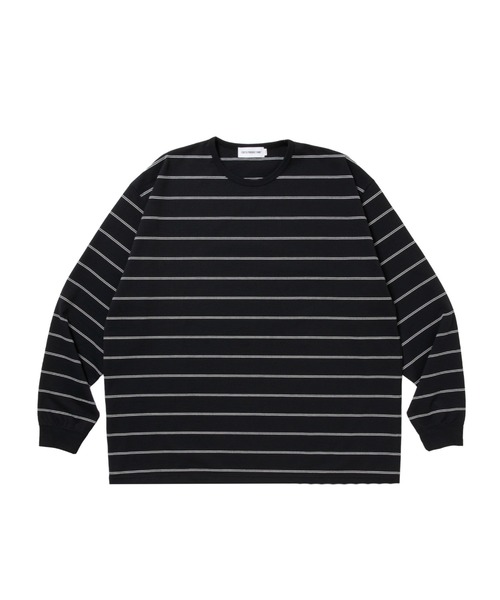 COOTIE PRODUCTIONS(クーティープロダクションズ)の「Dry Tech Jersey Boder L/S Tee(Tシャツ/カットソー・メンズ・ブラック系その他・SMALL/MEDIUM/LARGE/X-LARGE)」の1枚目の写真